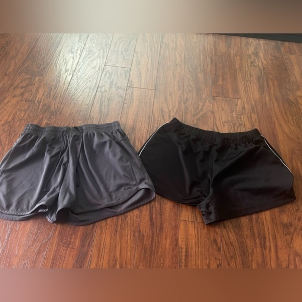 2 pair of shorts L athletic works and champions